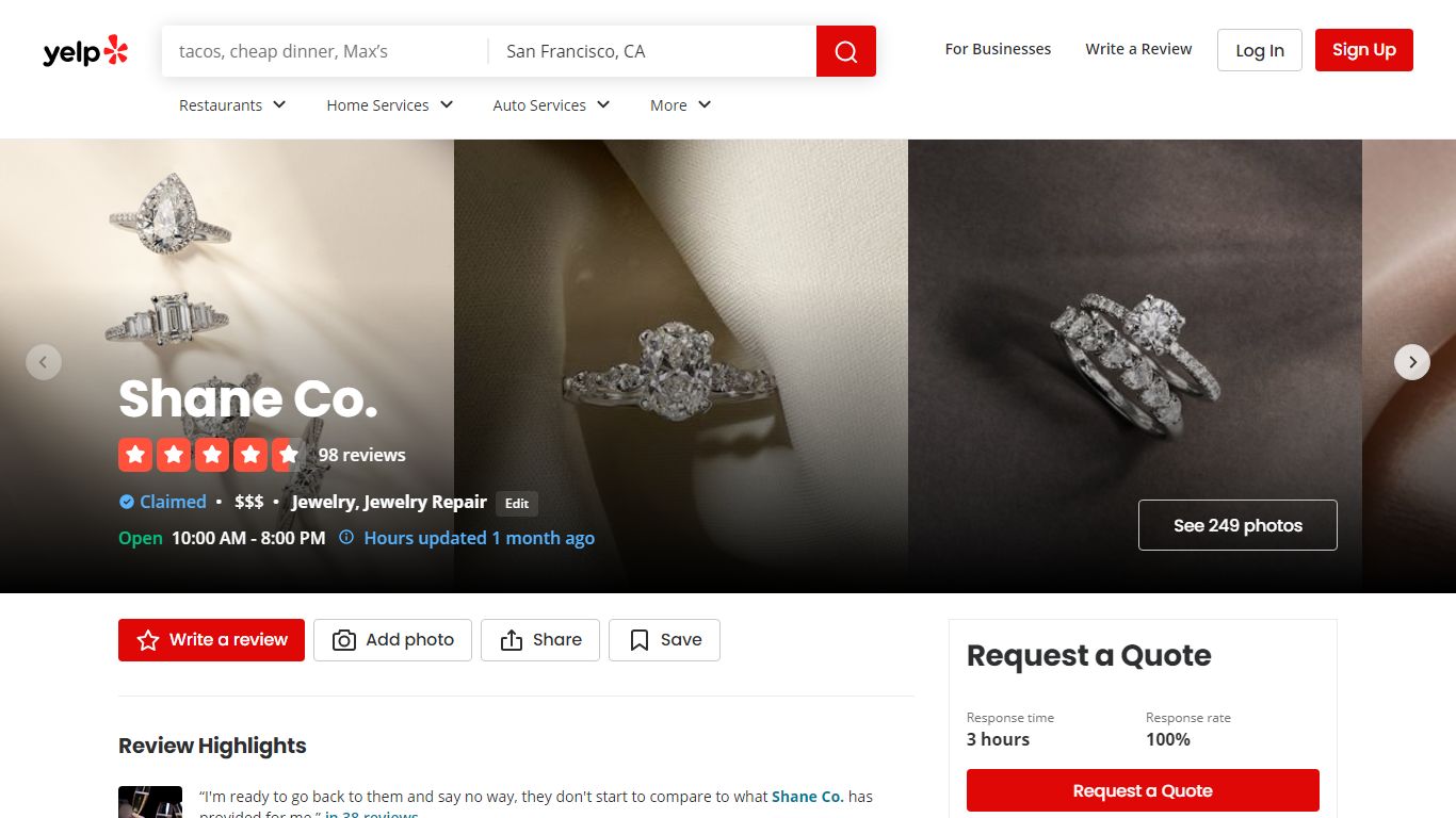 SHANE CO. - 248 Photos & 96 Reviews - Jewelry - 8111 E 96th St ...