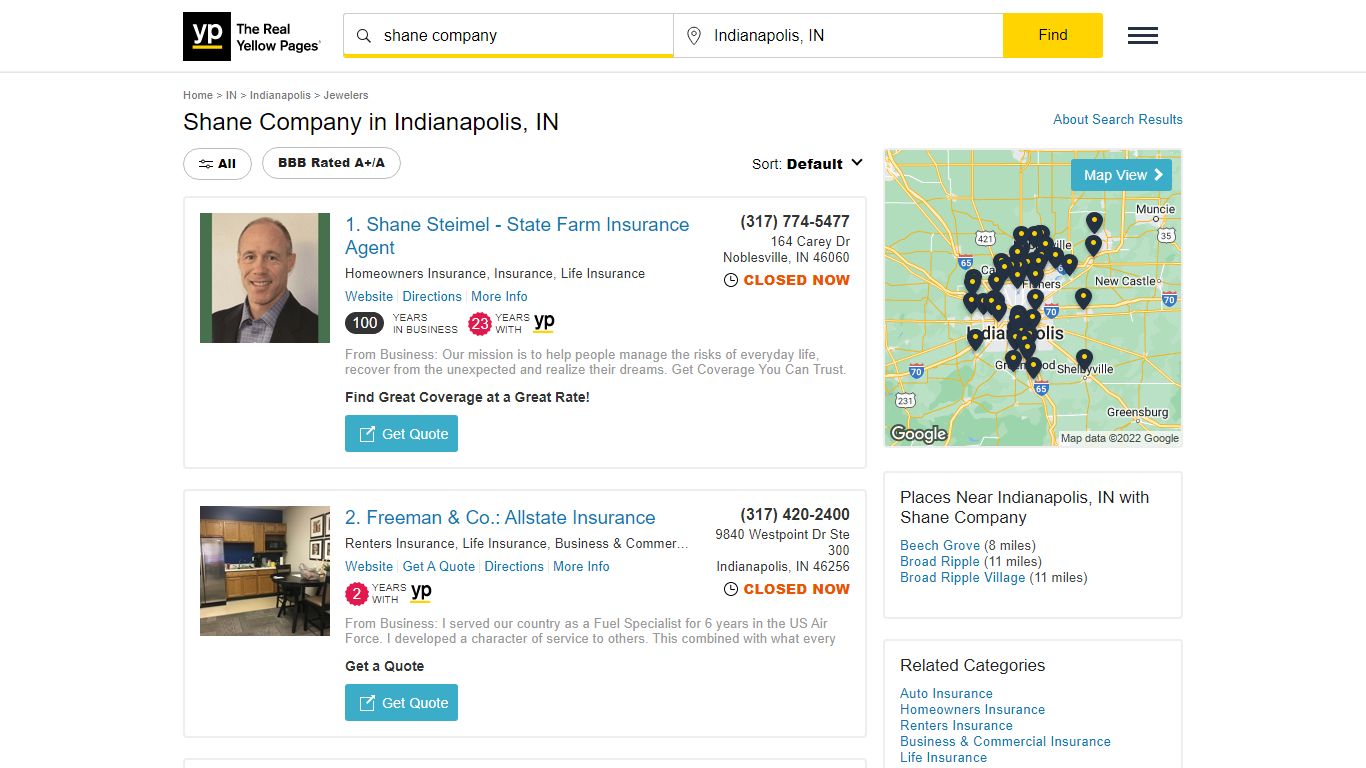 Shane Company Locations & Hours Near Indianapolis, IN - YP.com